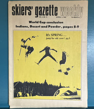Very Rare! ! VTG 1969 SKIERS GAZETTE WEEKLY P...