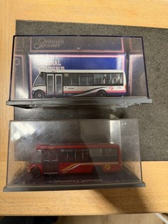2x Corgi 1:76 Optare Solo OM44103 First Leeds & OM44104 First London/Essex