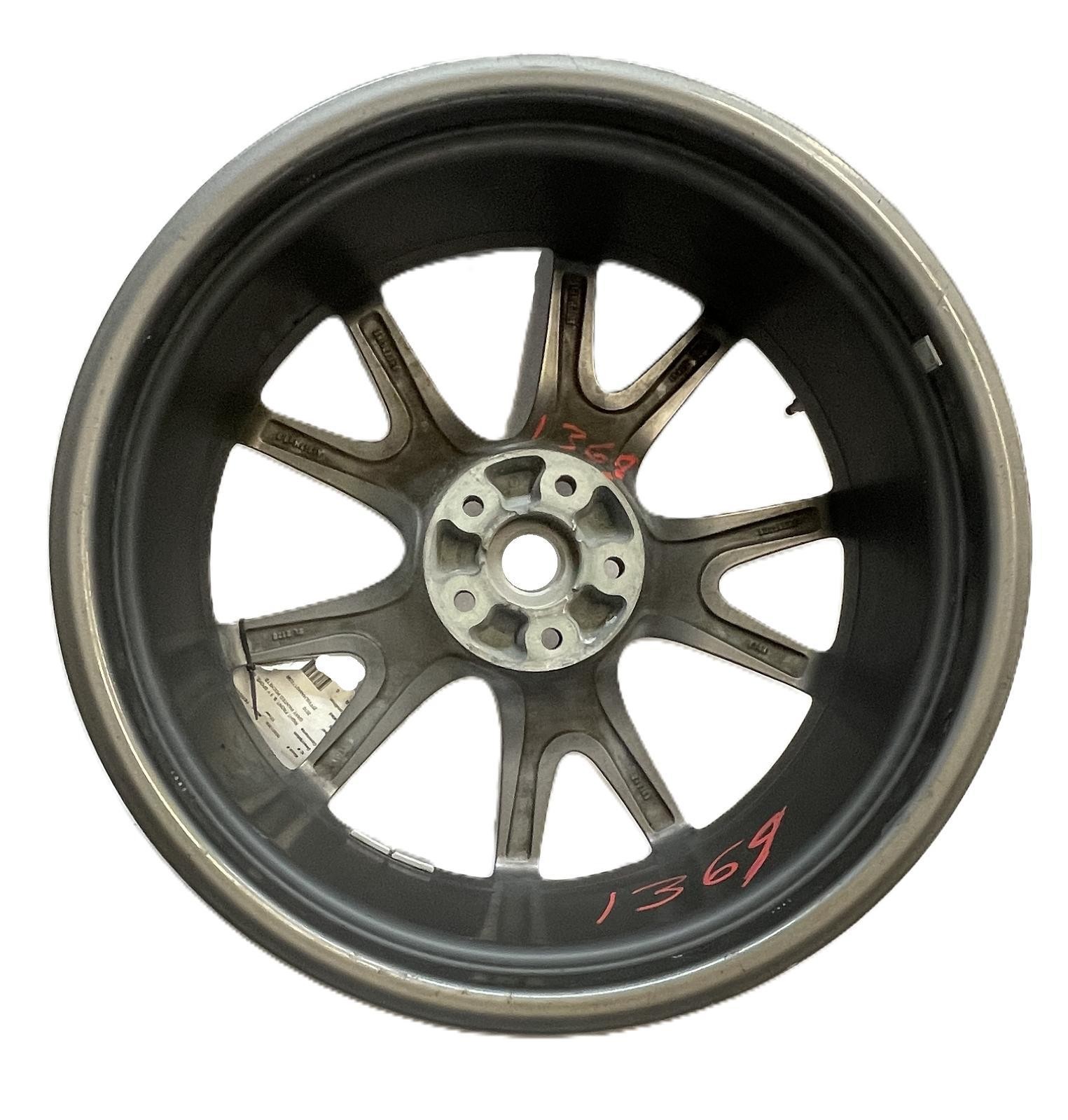 2010 FERRARI CALIFORNIA WHEEL 5 Y SPOKE MACHINED GRAY PAINTED POCKETS B-