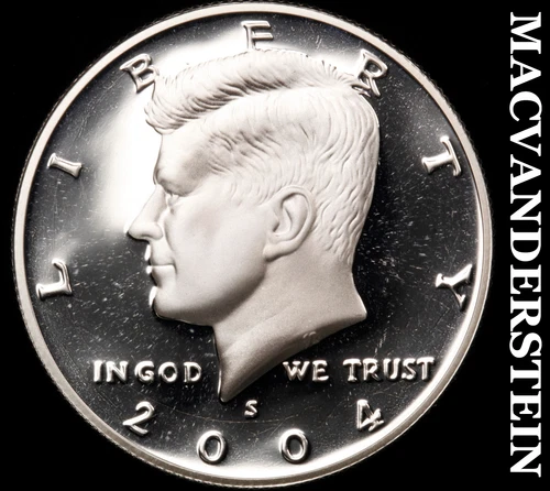 2004-S Silver Kennedy Half Dollar - Choice Gem Proof  Lustrous  #i1866
