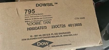 Dowsil 795 ADOBE TAN Silicone Building Sealant Sausage 20oz - Case of 16 EXP!