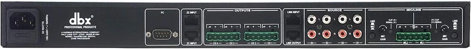 dbx ZonePRO 641 6x4 Digital Zone Processor - Image 2 of 2