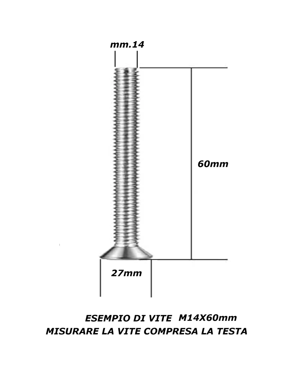 50 Pz Viti Testa Svasata Piana Esagono Incasso 5933 14x40 TSPEI 10 - Foto 11