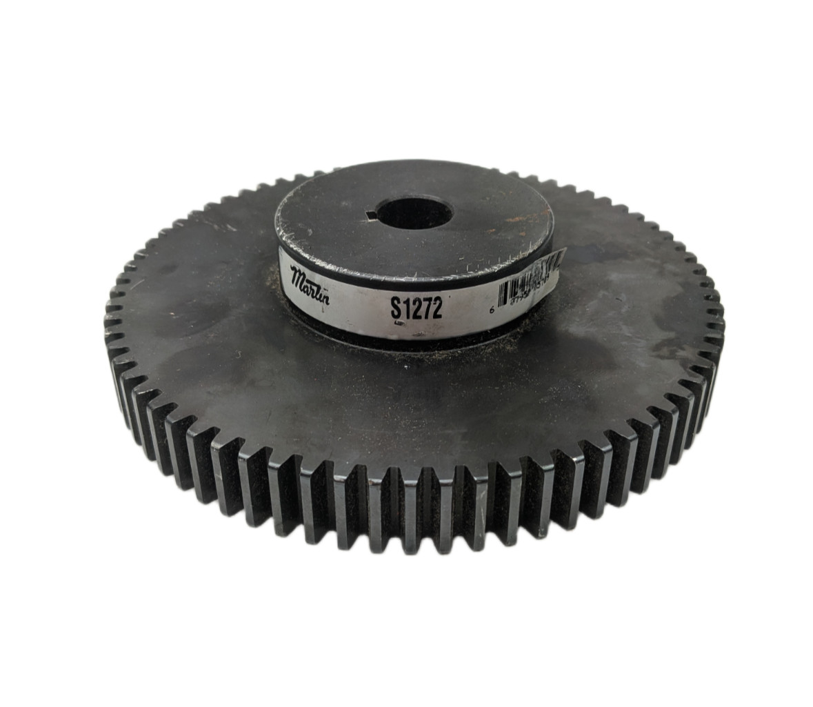 Martin S1272 12DP 72T Steel Spur Gear 6" Pitch Diameter 14.5° Pressure Angle