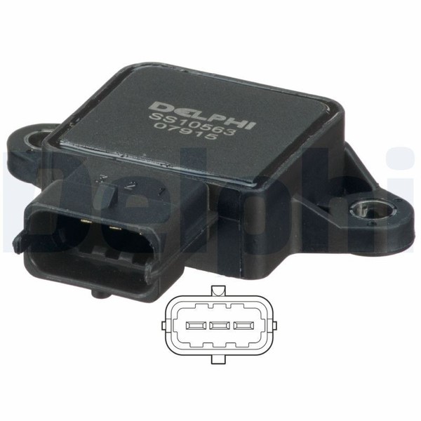 Delphi Sensor, Drosselklappenstellung SS10563-12B1 FüR Hyundai KIA-image