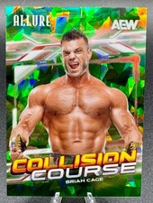 2026 UD Allure AEW Collision Course GREEN Parallel #CL-6 BRIAN CAGE #'d 66/99