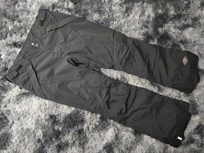 Columbia Omni-Tech wasserdichte atmungsaktive Schnee Ski Hose schwarz Cargo Herren Gr. XL