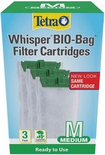 Tetra Whisper Bio-Bag Medium Filter Cartridges for 3 Count, Multicolored