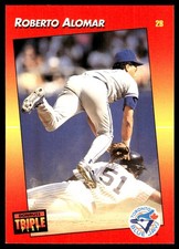 Roberto Alomar 1992 Triple Play #84 Blue Jays MLB READ FREE SHIP AutographDen
