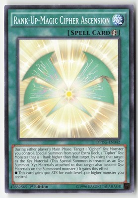 Yugioh - Rank-Up-Magic Cipher Ascension DPDG-EN042 1st Edition - Duelist Pack: D