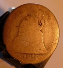 1875 - ?   SEATED LIBERTY DIME GOOD FILLER ACTUAL COIN #7