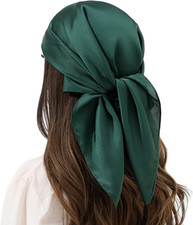 Womens Head Hair Scarf Like Satin Silk Scarf Sleeping Hair Wrapping Night 27.5"