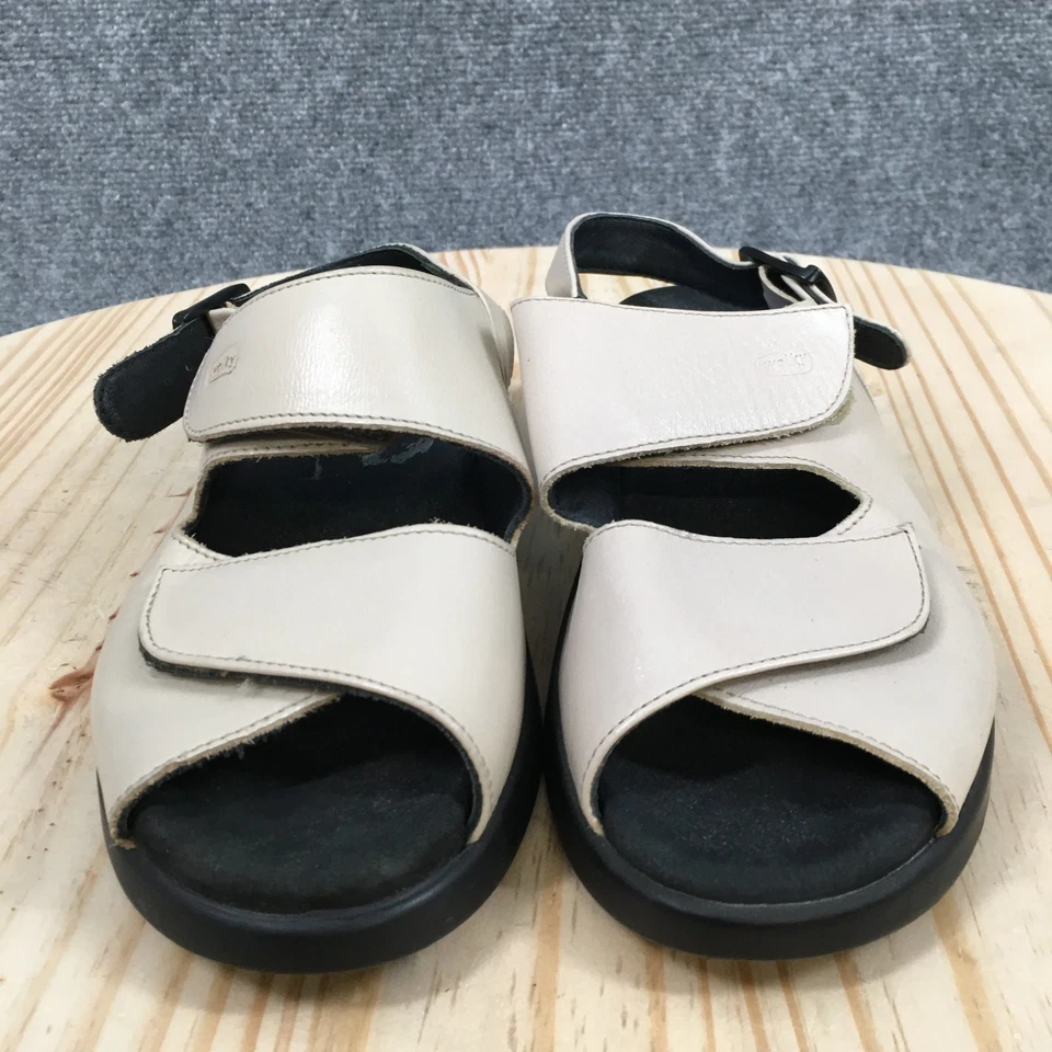 Sandalias Wolky para mujer 37 beige Nimes con tiras de cuero cómodas informales Foto 4 de 4
