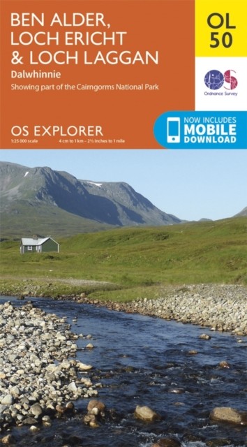 Ordnance Survey Explorer Map Ol50 Ben Alder, Loch Ericht & Loch La 4Cm - Outdoor Action - Image 6