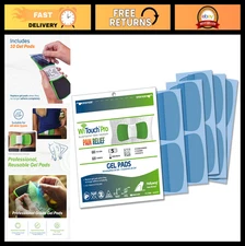 Reusable Self-Adhesive TENS Unit Gel Pads - Compatible with WiTouch Pro & Aleve,