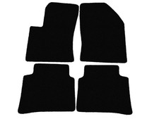 Veloursfußmatten für Toyota Prius IV XW50 2015-… , Schwarz x14 Rand