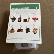 Fall Animal Beading Keychain Kit NEW