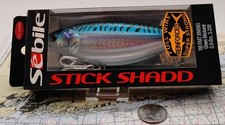 SEBILE STICK SHADD 6-1/8" GREEN MACKEREL 4-1/4 oz * LONG CASTING / FAST SINKING