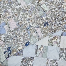 Biancheria da letto singola vintage Jonelle stile Duracolour stampa patchwork