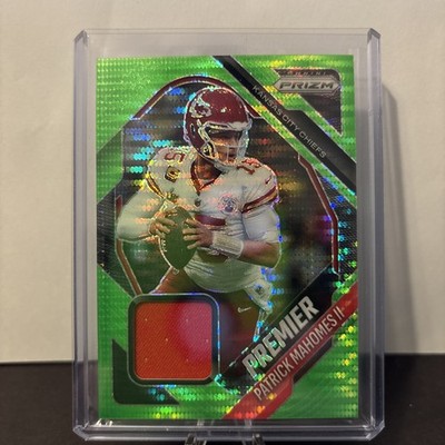 2025 Prizm Football - Patrick Mahomes II - #PJY-PMA - Green Pulsar Patch