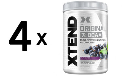 4 x Scivation Xtend, Raspberry Pineapple - 441g (56,66 EUR/kg)