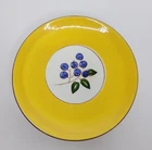 STANGL POTTERY set of 4 Blueberry bread & butter plates. 6 1/8"