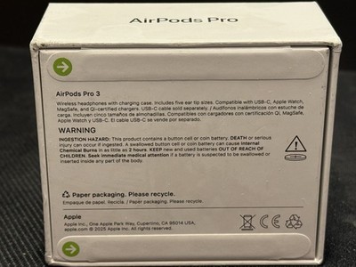 Apple AirPods Pro 3 開封済み Apple AirPods Pro 3 本体 新品未開封 AirPods Pro 3 - Apple（日本）