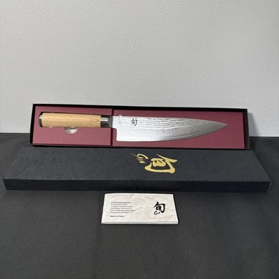 Shun Classic Blonde 8" Core Chef's Knife, Handcrafted Japanese, DM-0706W, NEW