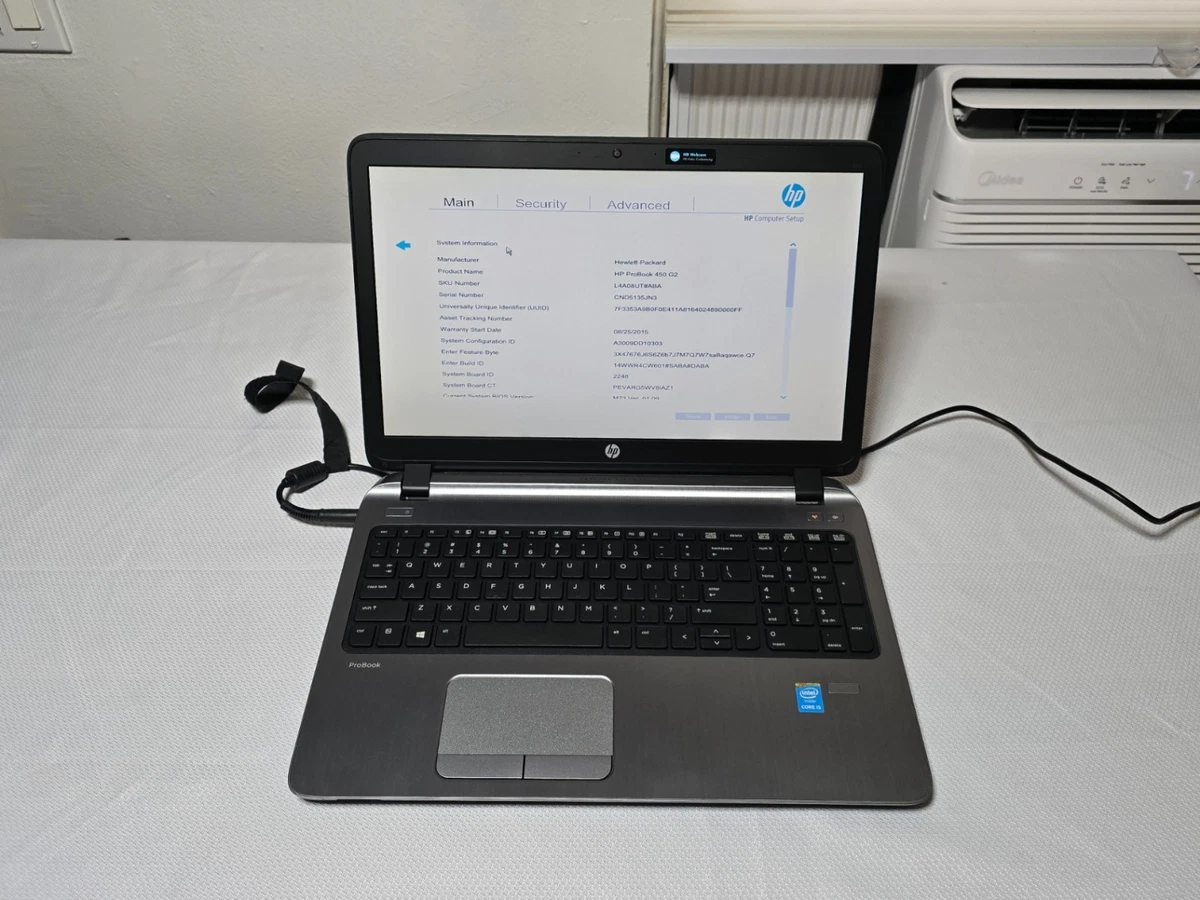 HP ProBook Intel Core i5 5th Gen. PC Laptops & Netbooks 8 GB RAM