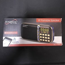 SUPERSONIC SC-1442 BT PORTABLE SPEAKER RECHARGEABLE