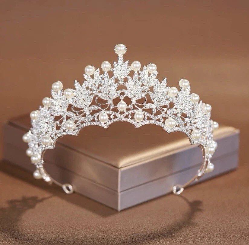 Corona Di Cristallo Daorfaa Per Donna - Diadema Principessa Con Strass Per Sposa, Accessori Capelli Matrimonio, Compleanno, Ballo - 3