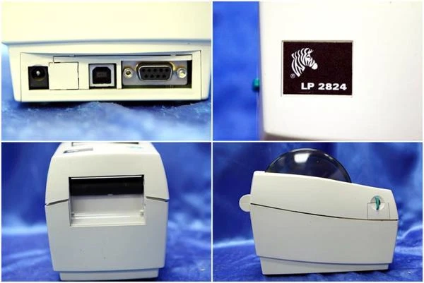 USED TESTED ZEBRA LP2824 Direct Thermal Barcode Label USB Only Printer 874 - image 4 of 4