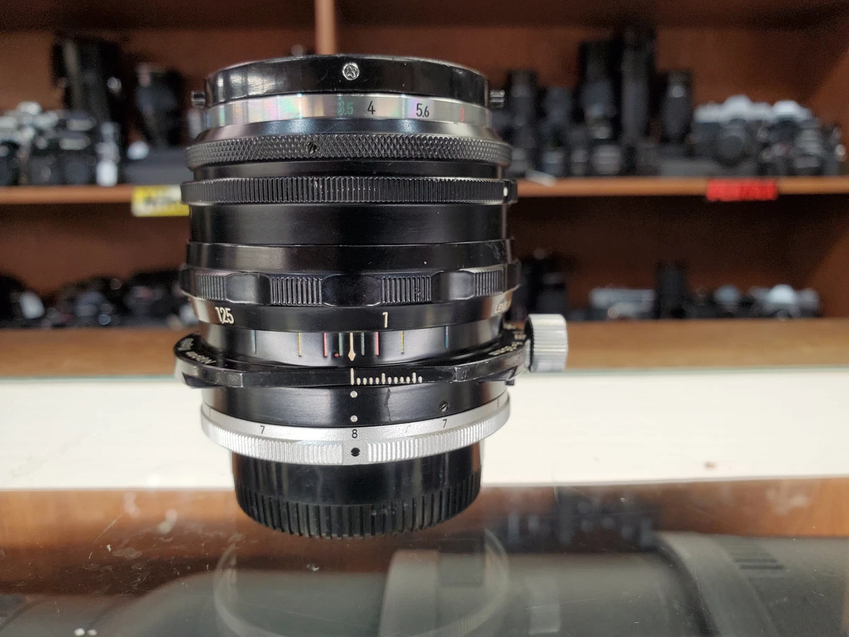 RARE - Nikon PC-Nikkor 35mm f/3.5 - Early Series Shift-Film Lens -Cond. 8/10