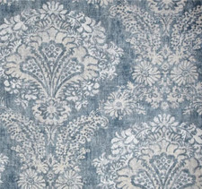 6 Yds Magnolia Home Stan Cathell Hamilton Denim Drapery Upholstery
