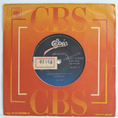 ANA BELEN VOLTO / IMPOSSIVEL BRAZIL 1982 PROMO 7'' LINCOLN OLIVETTI EPIC 46.535
