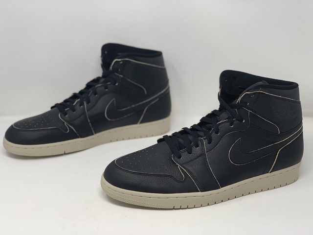Size 16 - Jordan 1 Retro High Premium Black Desert Sand 2018 for sale online | eBay