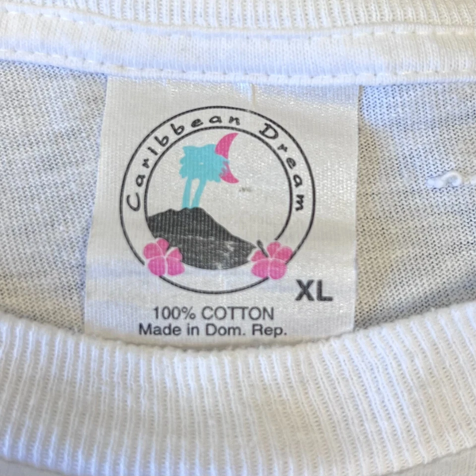 Vintage 80s Florida Party Duck T-Shirt Single Stitch White size XL Foto 4 de 4