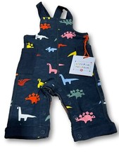 Baby Dino Print Knit Overalls - Christian Robinson x Target Navy Newborn