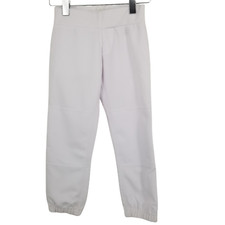 Easton Unisex Kids White Scotchgard Baseball Jogger Pants Size Youth Medium