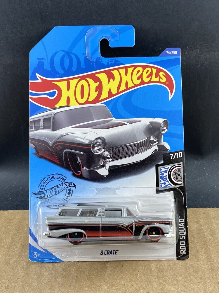 Hot Wheels Rod Squad 8 Crate 7/10 1/64, COMB SHIP $1 PER MULT