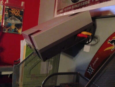 Wall Mount NES | Nintendo | Mario World | Wall Mount | Organization Easy Install