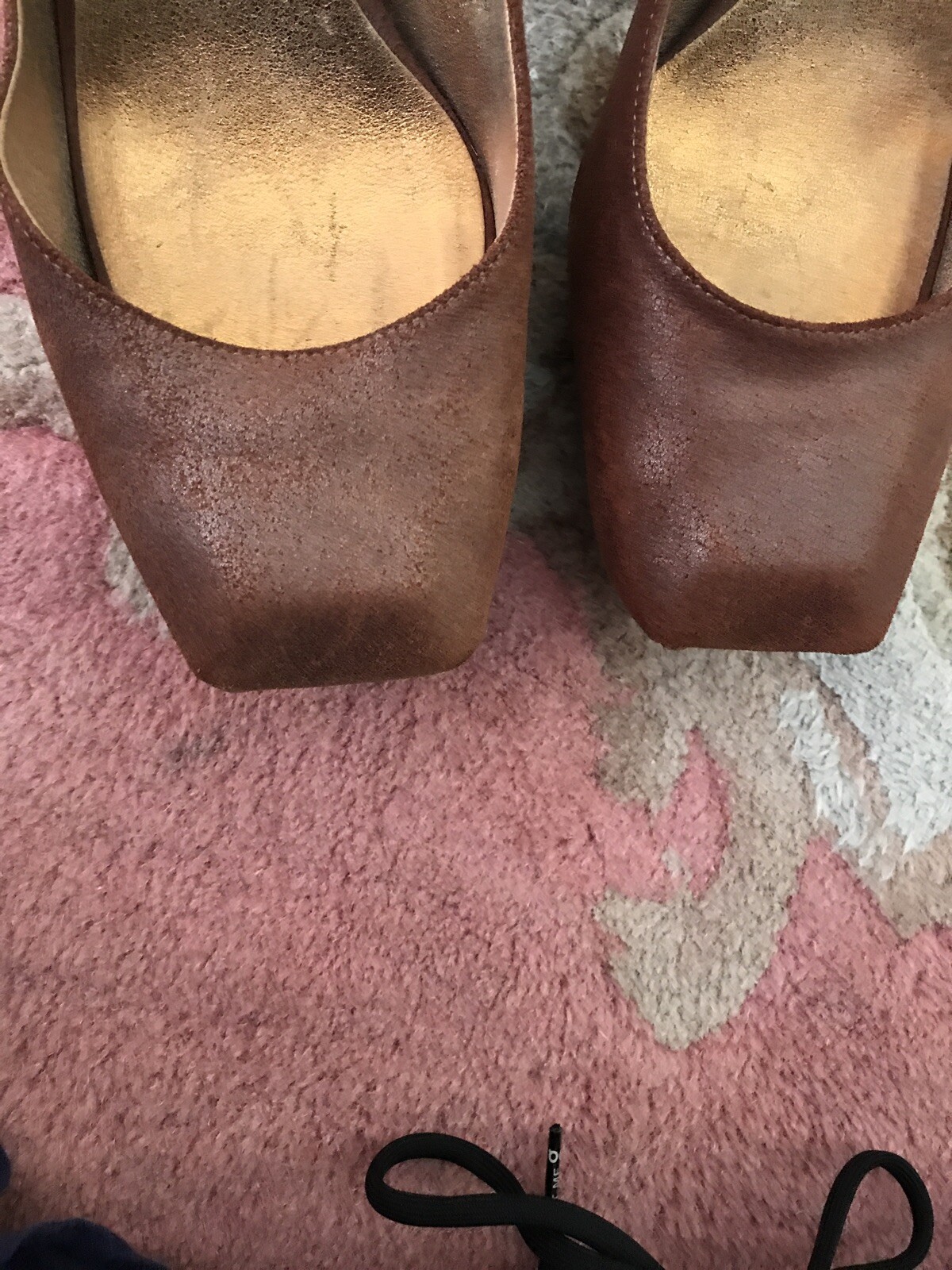 Devi Kroell Square Toe Brown Square Toe Platform … - image 6