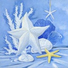 Ceramic Backsplash Tile Mural Sea Shell Themed - Sea Star 1