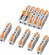 50 Pcs Wire Connector, 1 Conductor Compact Wire Connectors Splicing  |