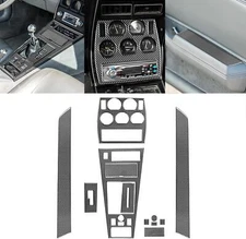 12PCS Real Carbon Fiber Interior Full Set For Chevrolet Corvette C3 1968-1982