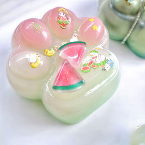 Cat Paw Taba Squishy Toys Cute Mochi Toy Hand Relax Stress Release Toy
