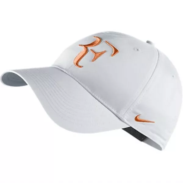 Denso télex bibliotecario New Nike RF Roger Federer Hat Cap white 371202-108 Tennis &#034; RARE  COLLECTORS | eBay