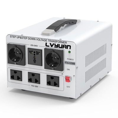 5000W Voltage Transformer Power Converter Step Up 110V to 220V, Step Down 220...