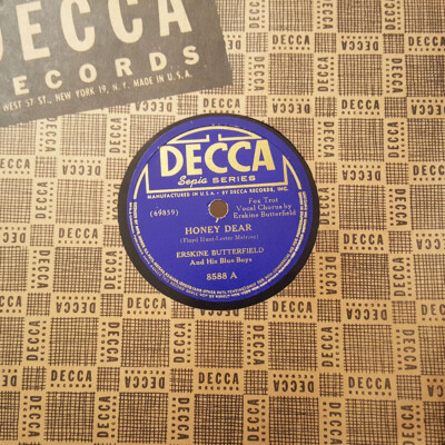 ERSKINE BUTTERFIELD Honey Dear/I Was A Fool To Let You Go DECCA 8588 E+ 78 HEAR