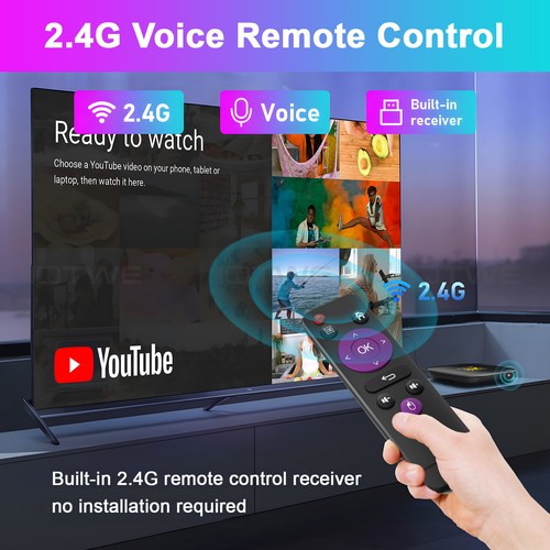 H96 Android13 TV Box 4+128 GB Quad Core HD 8K HDMI WIFI6 Media Player UK NEW - Picture 31 of 132